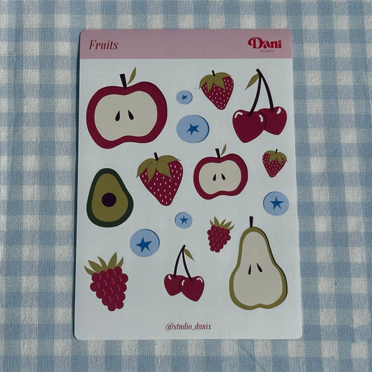 Fruits Sticker Sheet - A5
