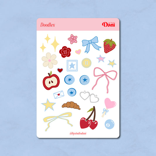 Doodles Sticker Sheet