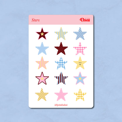 Stars Sticker Sheet