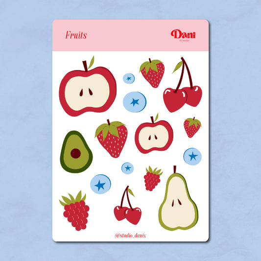 Fruits Stickervel - A5