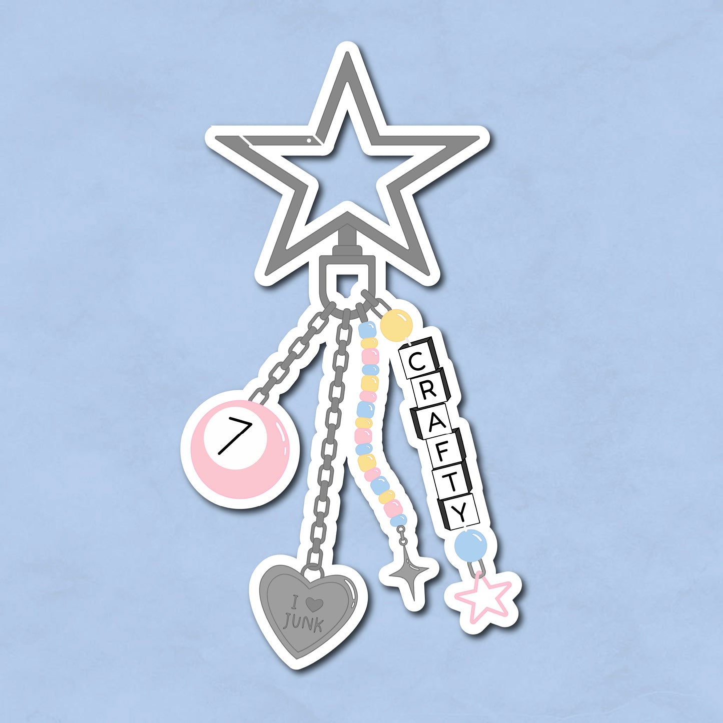 Sticker Keychain