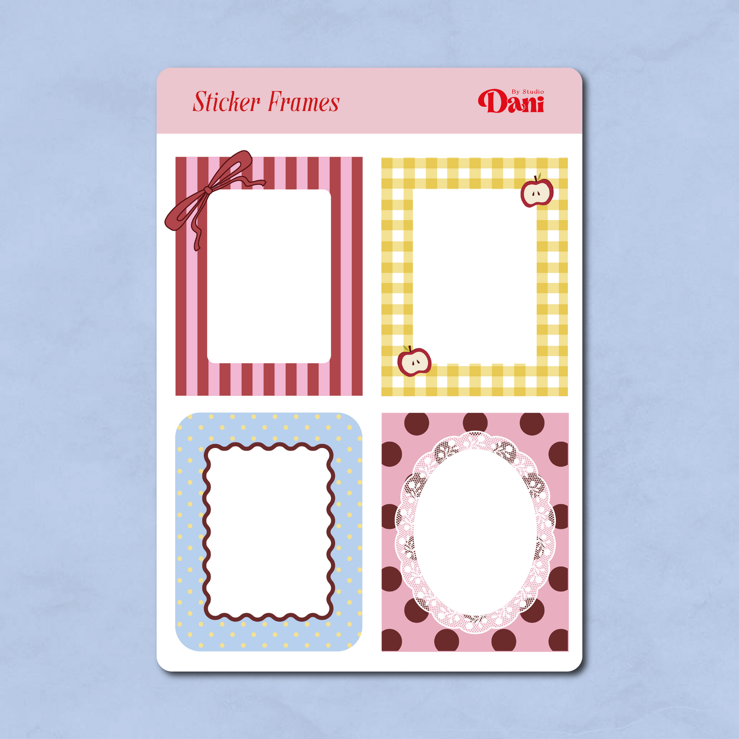 Sticker Frames Stickervel A5